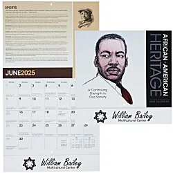 African-American Heritage Dr. Martin Luther King, Jr. Calendar