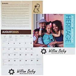 African-American Heritage Family Calendar