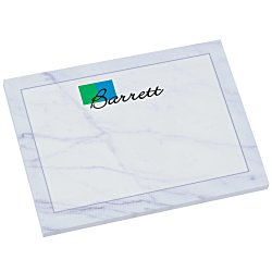 Souvenir Designer Sticky Note - 3" x 4" - Marble - 50 Sheet