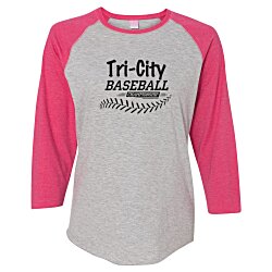 LAT Vintage Fine Jersey Baseball Tee - Ladies' - Screen