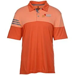 adidas Heather 3-Stripes Block Polo