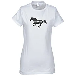 Gildan Softstyle T-Shirt - Ladies' - White - Screen