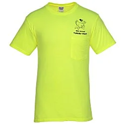 Jerzees Dri-Power 50/50 Pocket T-Shirt - Men's