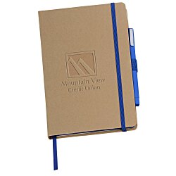 Recycled Paper Cover Notebook with Pen
