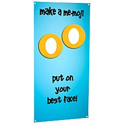 FrameWorx Banner Stand - 54" - Two Faces Cut Out - Replacement Graphic