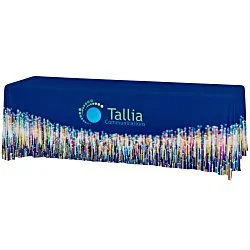 Hemmed Premium Table Throw - 8'