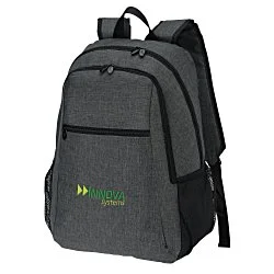 4imprint Heathered 15" Laptop Backpack - Embroidered