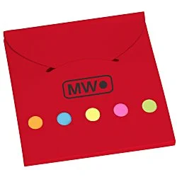 Bright Flag Set with Adhesive Notes - 24 hr