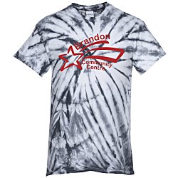 Tie-Dyed Contrast Cyclone T-Shirt