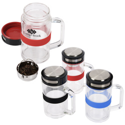 Essence Tea Infuser Glass Mug - 11 oz.  Main Image