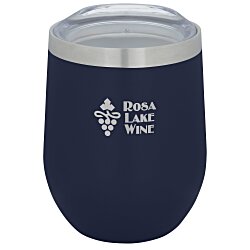 Corzo Vacuum Insulated Wine Cup - 12 oz. - Laser Engraved