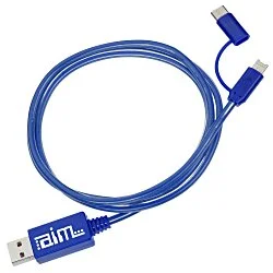 Shine Light-Up Duo Charging Cable
