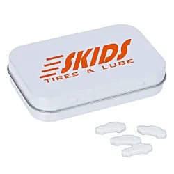 Rectangular Tin with Shaped Mints - Car