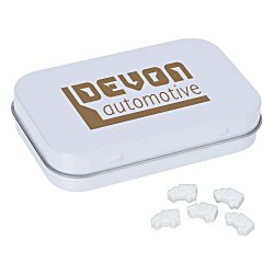 Rectangular Tin with Shaped Mints - Truck