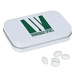 Rectangular Tin with Shaped Mints - Football