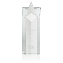 Superstar Crystal Award - 12"