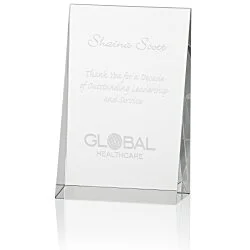 Wedge Crystal Award - 7"