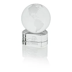 Crystal World Award - 3"