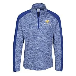 Voltage Colorblock 1/4-Zip Pullover - Youth - Embroidered