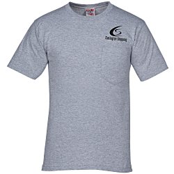 Bayside 5.4 oz. Cotton Pocket T-Shirt