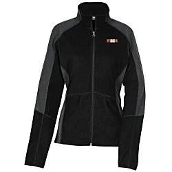 Microfleece Colorblock Jacket - Ladies' - 24 hr