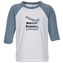 Bella+Canvas 3/4 Sleeve Baseball Tee - Toddler
