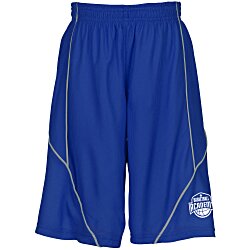 Smooth Mesh Reversible Spliced Shorts - Youth