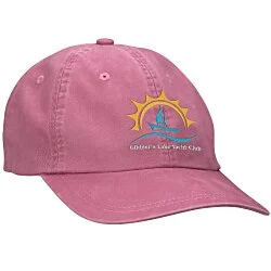 ahead Solid Peach Twill Cap