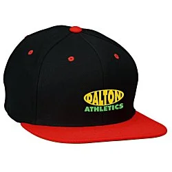 Flat Bill Snapback Cap - 24 hr