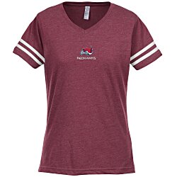 LAT Fine Jersey Football T-Shirt - Ladies' - Embroidered