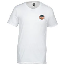 Gildan Tri-Blend T-Shirt - Men's - White - Embroidered