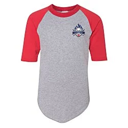 Augusta 3/4 Sleeve Baseball Jersey - Youth - Embroidered