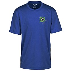 Zone Performance Tee - Youth - Heathers - Embroidered