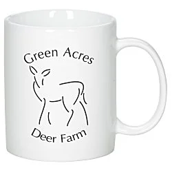 Restaurant Vitrified Coffee Mug - 10 oz. - 24 hr