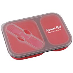 Collapsible Two-Section Food Container - 24 hr