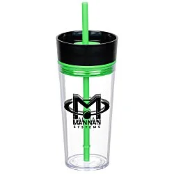 Aurora Tumbler with Straw - 16 oz. - 24 hr