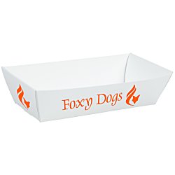 Hot Dog Tray - White