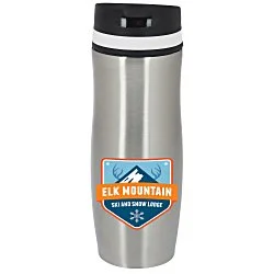 Persona Wave Vacuum Tumbler - 14 oz. - Full Color - 24 hr