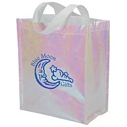 Iridescent Laminated Non-Woven Gift Tote