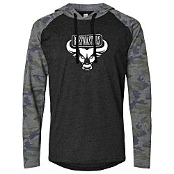 LAT Raglan Long Sleeve Hooded Tee