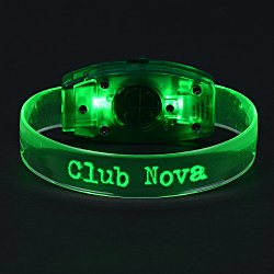 LED Glowing Bracelet - Laser Engraved