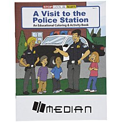 A Visit to the Police Station Coloring Book - 24 hr