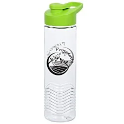 Clear Impact Twist Water Bottle with Flip Carry Lid - 24 oz.