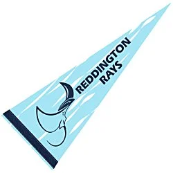 Pennant 9" x 24" - White - Full Color