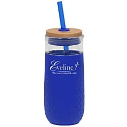 Ello Devon Glass Tumbler with Straw - 18 oz.