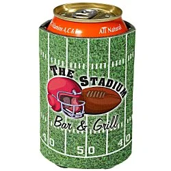 Sports Action Pocket Can Holder - Gridiron