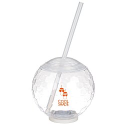Ball Light-up Tumbler with Straw - 20 oz.