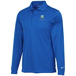 Nike Performance Long Sleeve Stretch Polo - Men's - 24 hr