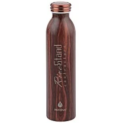 Manna Retro Vacuum Bottle - 20 oz. - Wood