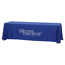 Hemmed Closed-Back Poly/Cotton Table Throw - 8'